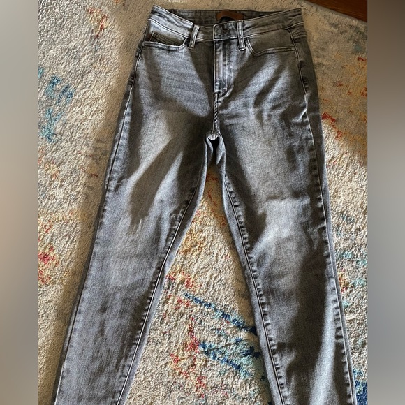 Judy Blue high waist stone grey slim fit jeans - Picture 2 of 5